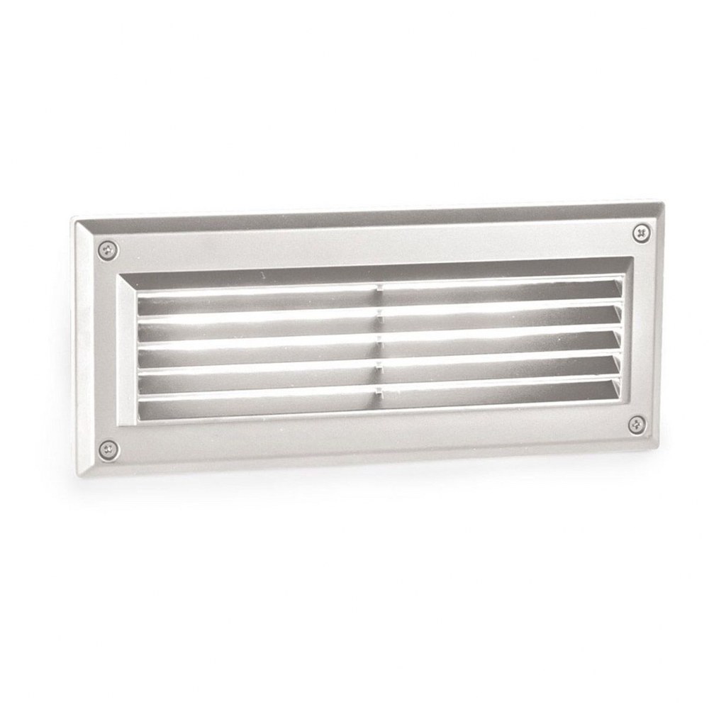 WAC Lighting-WL-5205-30-aWT-Endurance-5.5W 1 LED Louvered Brick Light in Contemporary Style-4.5 Inches Wide by 9.5 Inches High 3000K  White Finish with Clear Glass