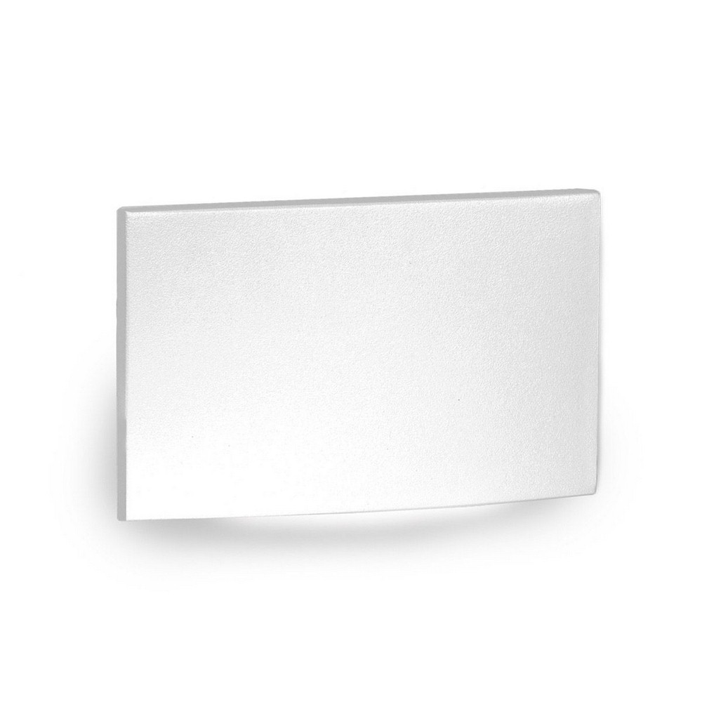 WAC Lighting-WL-LED110F-C-WT-277V 3.5W 1 LED Horizontal Scoop Step/Wall Light in Contemporary Style-5 Inches Wide by 3.13 Inches High   White Finish with Frosted Glass
