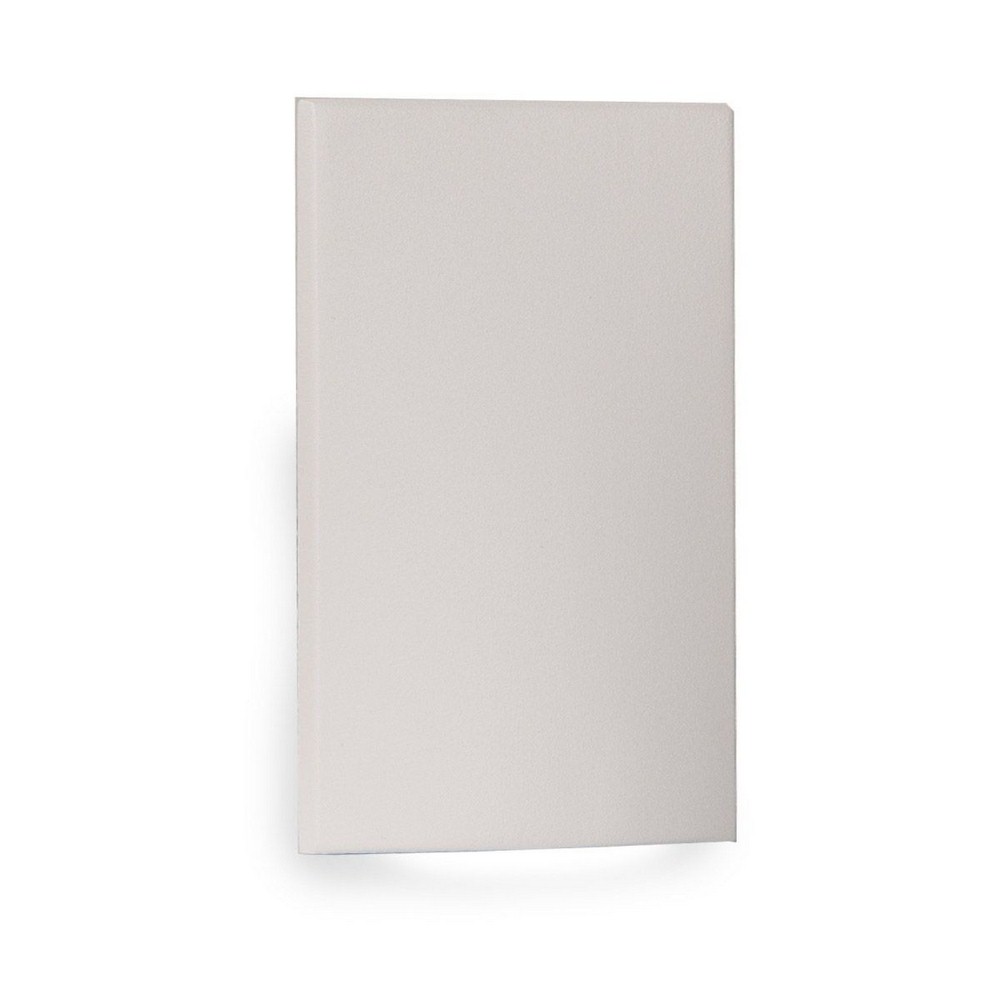 WAC Lighting-WL-LED210F-C-WT-277V 3.5W 1 LED Vertical Scoop Step/Wall Light in Contemporary Style-3.13 Inches Wide by 5 Inches High   White Finish with Frosted Glass