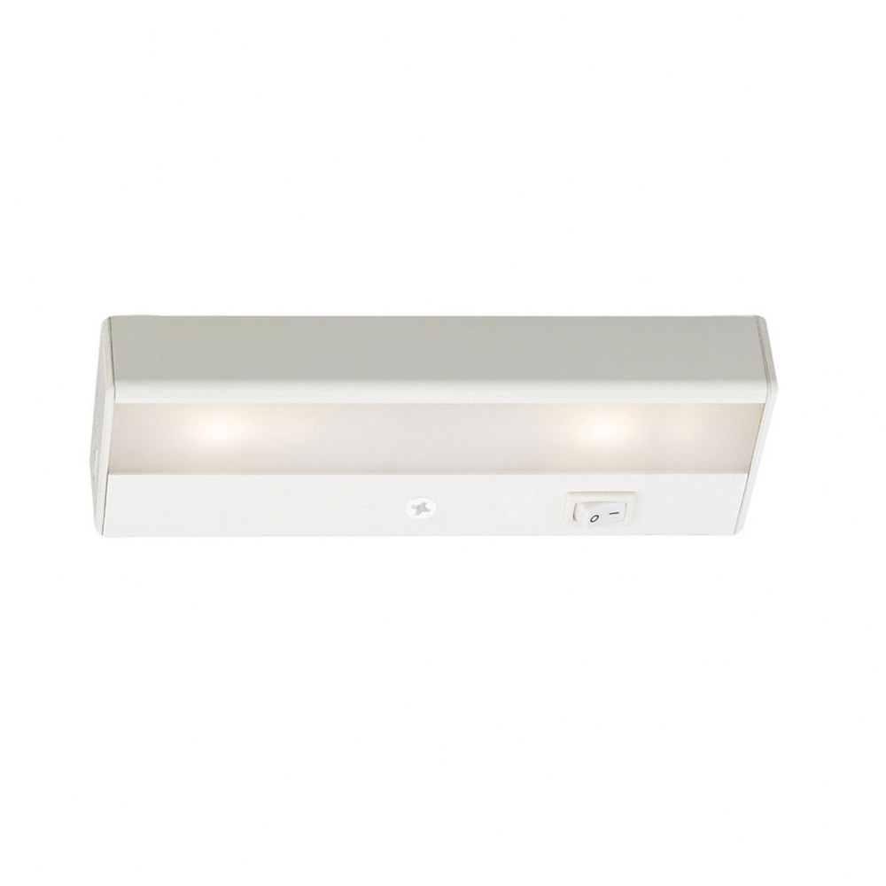 WAC Lighting-BA-LED2-27-WT-LEDme-Undercabinet Bar 120 V LED Light in Contemporary Style-8 Inches Wide by 1 Inch High White 2700 White Finish with White Glass