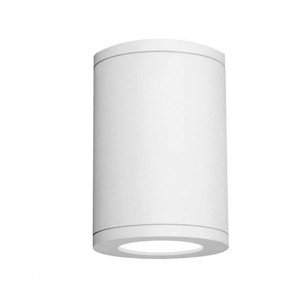 WAC Lighting-DS-CD05-F27-WT-Tube Architectural-24W 90 CRI 1 LED Flood Flush Mount-4.92 Inches Wide by 7.17 Inches High 2700 White White Finish