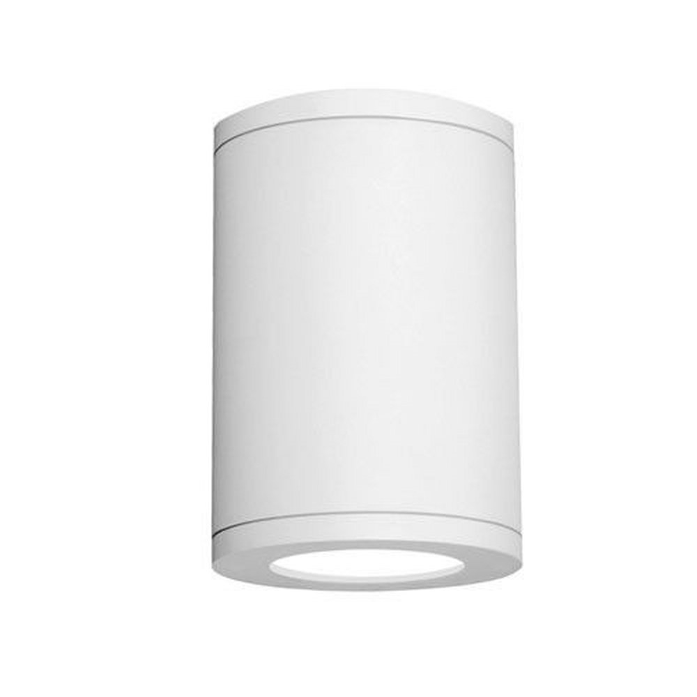 WAC Lighting-DS-CD05-F30-WT-Tube Architectural-24W 90 CRI 1 LED Flood Flush Mount-4.92 Inches Wide by 7.17 Inches High 3000 White White Finish