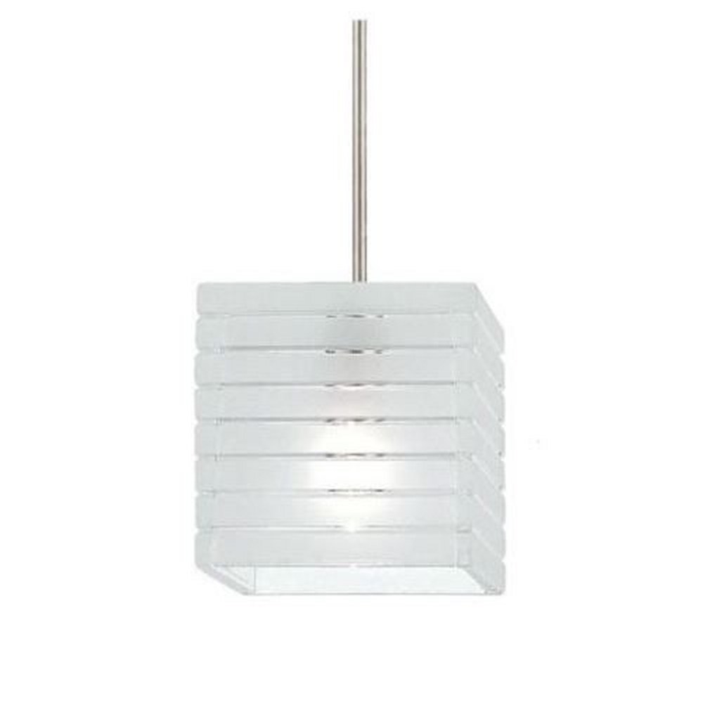 WAC Lighting-G914-FR-Tulum-Square Glass Shade-4 Inches Wide by 4 Inches High   Frosted Finish