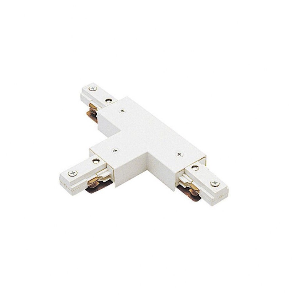 WAC Lighting-J2-T-WT-Accessory-J Series 2 Circuit T Joiner-4.25 Inches Wide by 0.88 Inches High White  White Finish