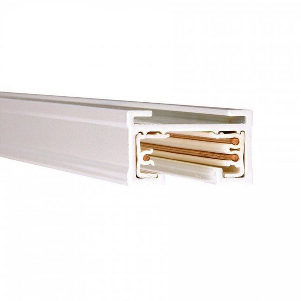 WAC Lighting-J2-T12-WT-Accessory-J Series 2 Circuit Track-1.81 Inches Wide by 1 Inches High White  White Finish