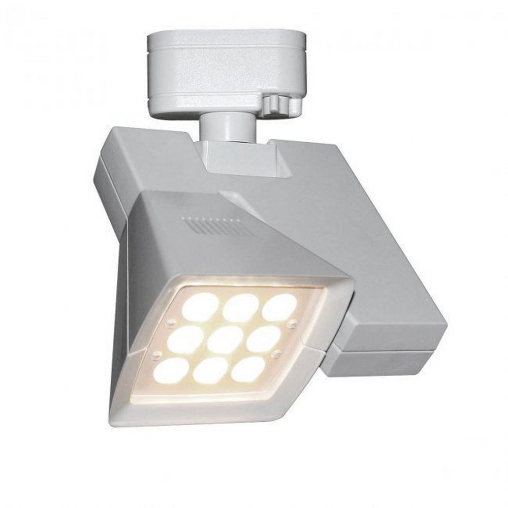 WAC Lighting-L-LED23E-30-WT-Logos-23W 1 LED Elliptical Track Light-9 Inches Wide by 4.13 Inches High White 3000 White Finish