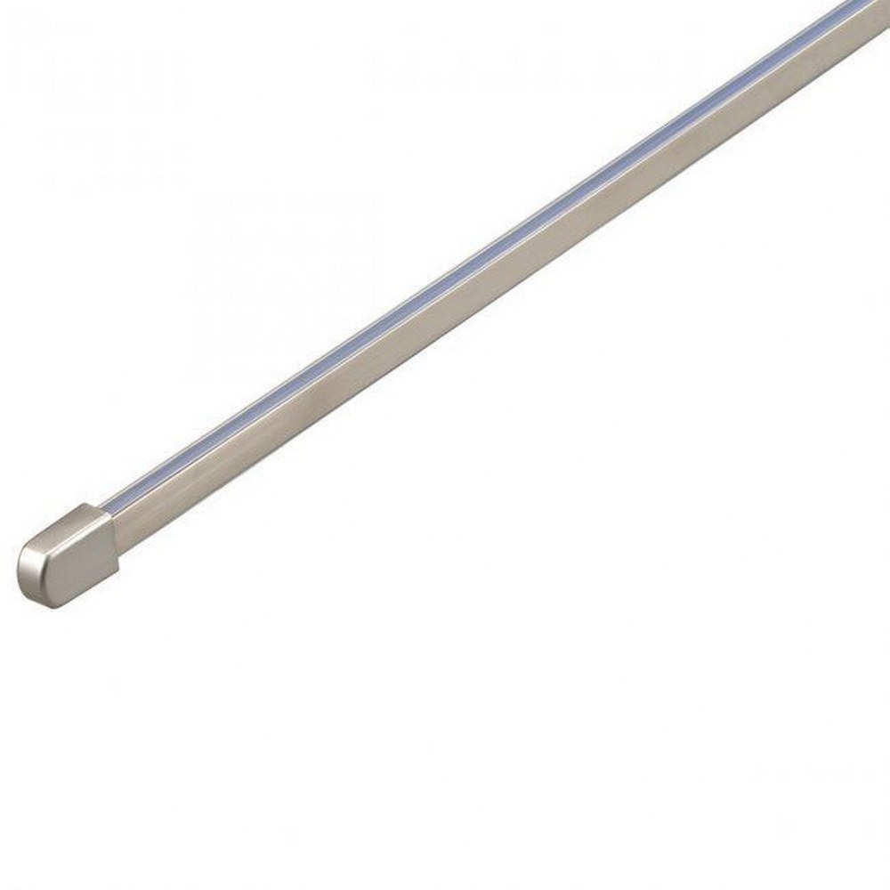 WAC Lighting-LM-T8-BN-Solorail-Track Rail with End Cap-0.38 Inches Wide by 0.69 Inches High   Solorail-Track Rail with End Cap-0.38 Inches Wide by 0.69 Inches High