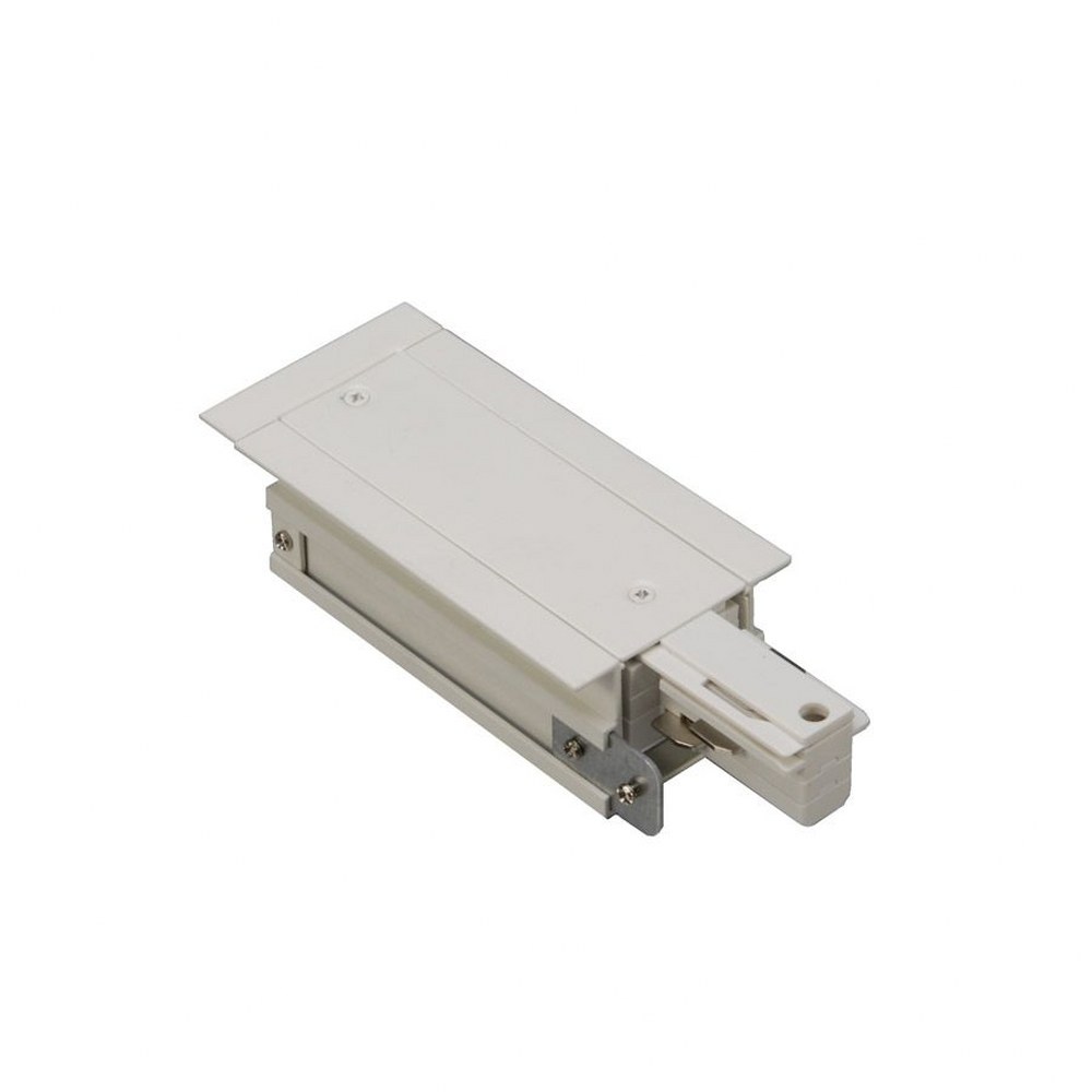 WAC Lighting-WEDL-RT-10A-PT-Accessory - 120V 10-Amp W-Recessed Track Flangeless Live End Right Current Limiter Platinum  White Finish