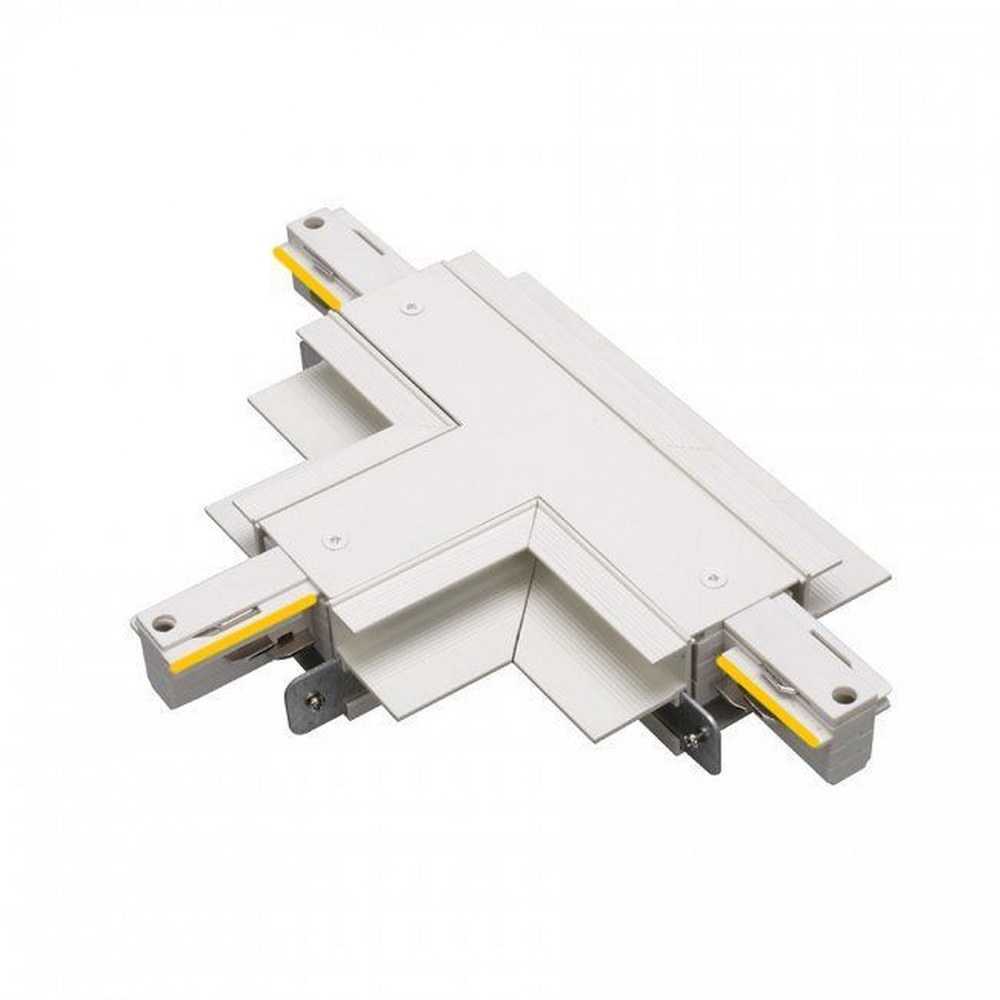 WAC Lighting-WHLLC-RT-WT-Accessory-W Track Left Flangled Recessed L Connecter-6.31 Inches Wide White  White Finish