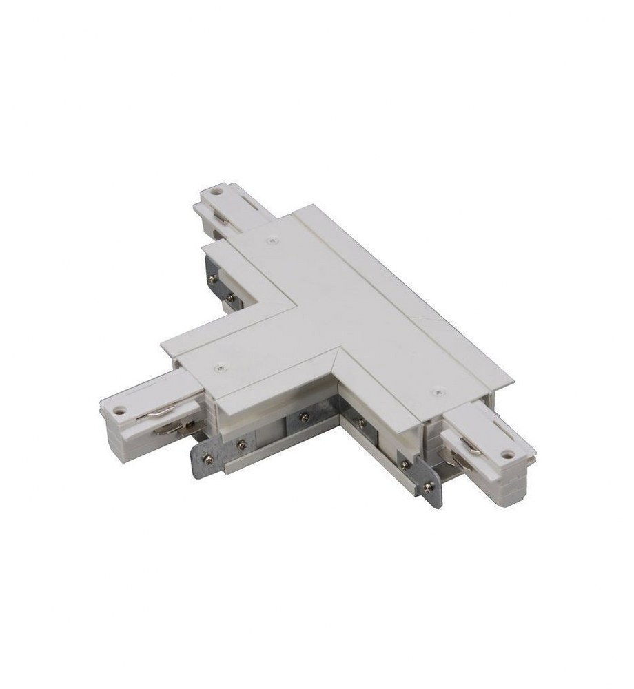 WAC Lighting-WHLTC-RT-PT-Accessory-W Track Left Flanged Recessed T Connecter-6.31 Inches Wide Platinum  Platinum Finish