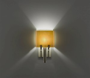 WPT Design-Dessy1/6-D-TF/SN-Dessy 1/6 - One Light Wall Sconce  Front Toffee/Back Snow Stainless Steel Finish
