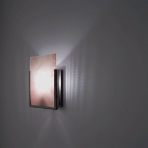 WPT Design-FN1-BZ-BLS-F/N 1 - One Light Wall Sconce Bronze Blush Stainless Steel Finish