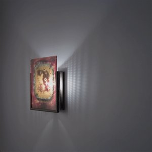 WPT Design-FN1-BZ-GAR-F/N 1 - One Light Wall Sconce Bronze Garcia Stainless Steel Finish