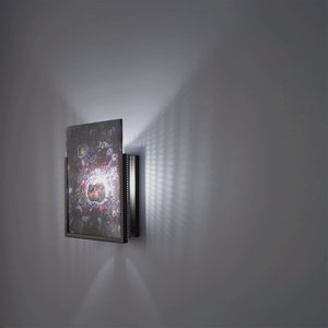 WPT Design-FN1-BZ-WR-F/N 1 - One Light Wall Sconce Bronze Wired Rose Stainless Steel Finish