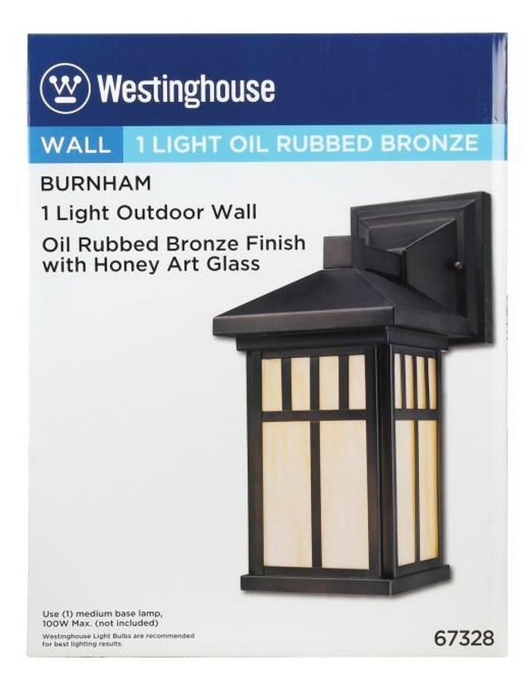 Westinghouse 6732800 Burnham One-Light Outdoor Wall Lantern 