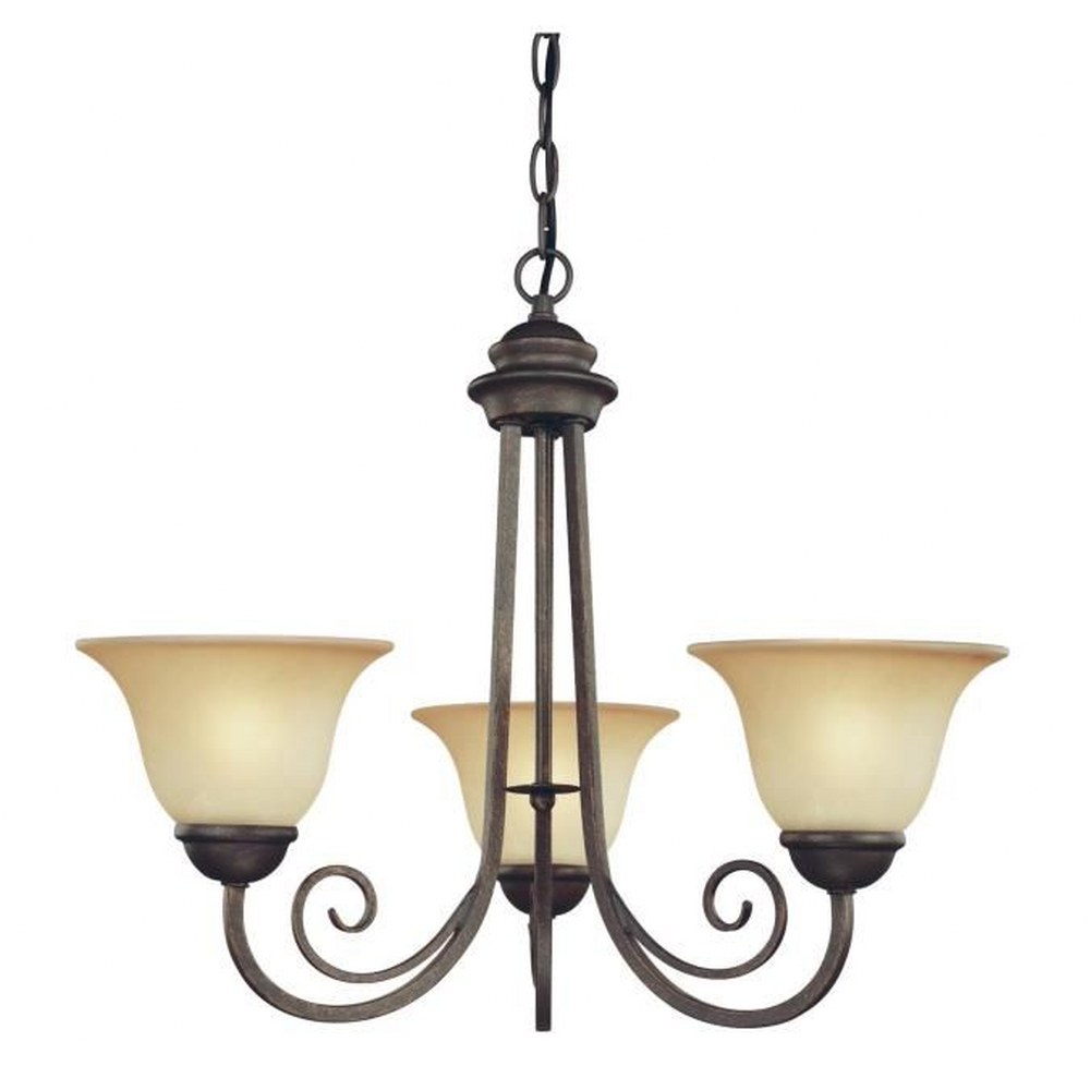 Westinghouse Lighting-6658700-Three Light Chandelier   Three Light Chandelier