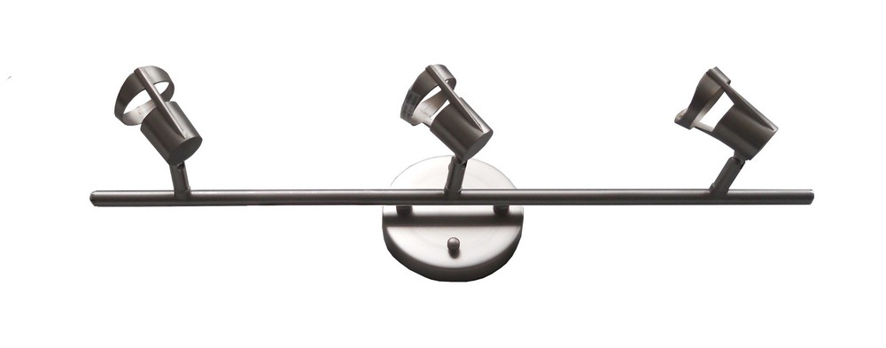 Whitfield Lighting-TP755-3SN-Charles - Three Light Track Light Satin Nickel  Satin Steel Finish