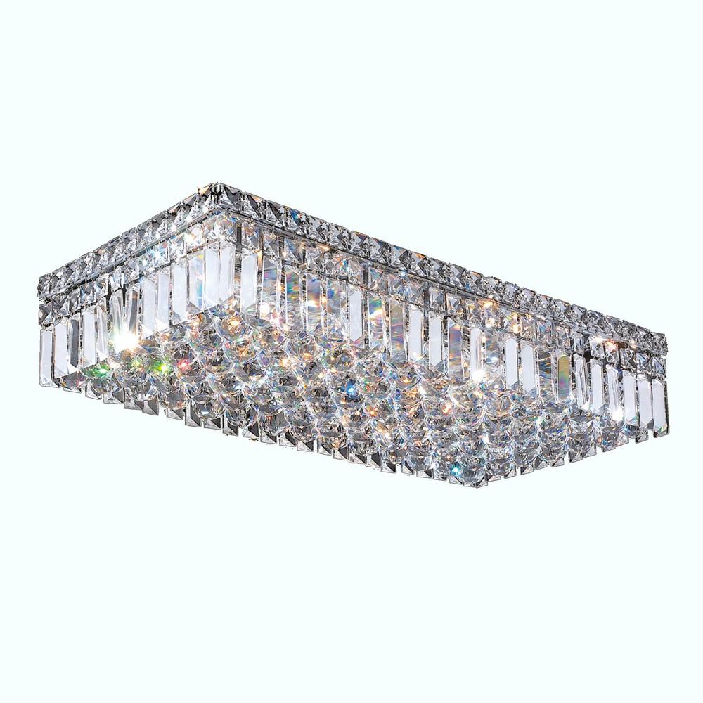 Worldwide Lighting W33530c24 Cascade Six Light Rectangular