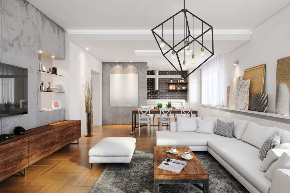 Used Z-Lite 478P44-BRZ-OBR Vertical - 7 Light Pendant in Linear Style - 44 - Picture 3 of 5