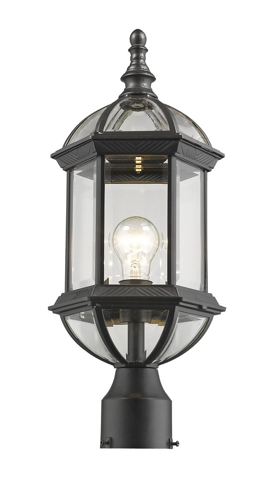 Z-Lite 563PHM-RT Annex - 1 Light Outdoor Post Mount Lantern in Industrial Style - Picture 2 of 5
