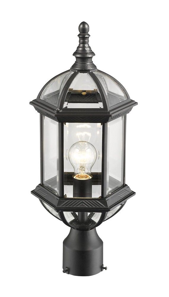 Z-Lite 563PHM-RT Annex - 1 Light Outdoor Post Mount Lantern in Industrial Style - Picture 3 of 5