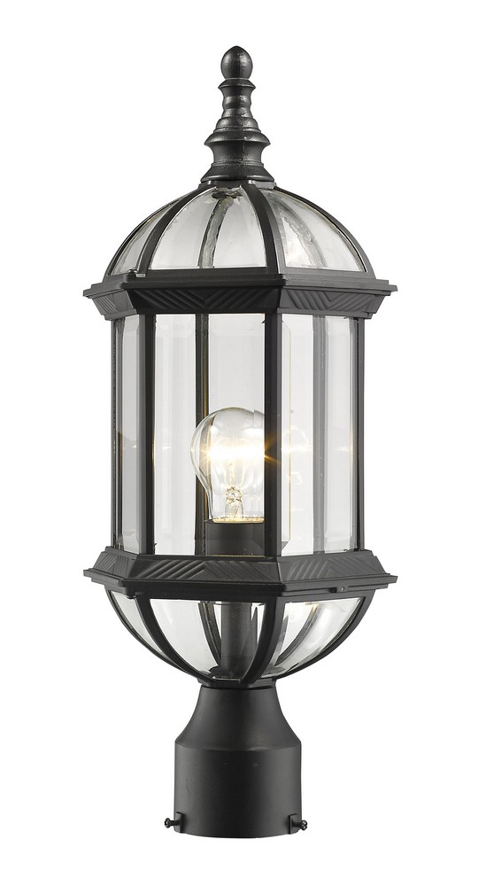 Z-Lite 563PHM-RT Annex - 1 Light Outdoor Post Mount Lantern in Industrial Style - Picture 4 of 5