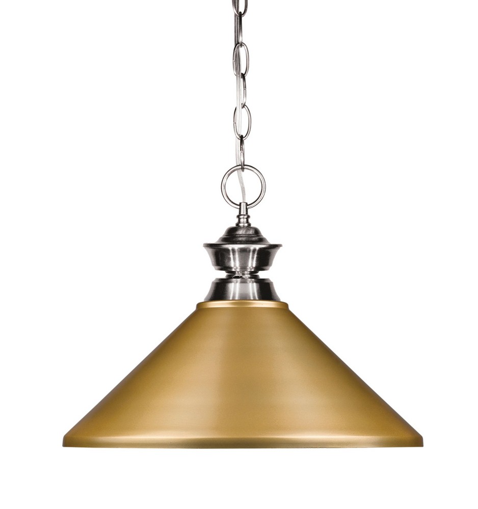 2273910 Z-Lite-100701BN-MSG-1 Light Pendant Brushed Nickel sku 2273910