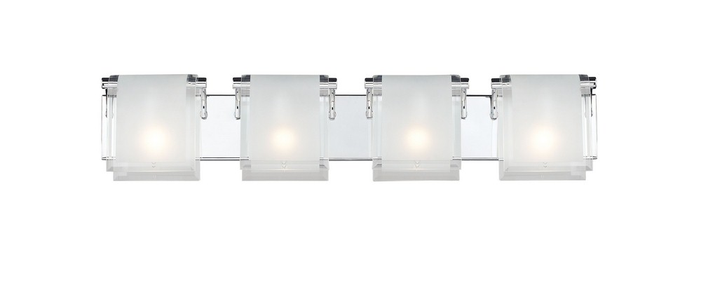 1176655 Z-Lite-169-4V-Zephyr - 4 Light Bath Vanity in Fusi sku 1176655