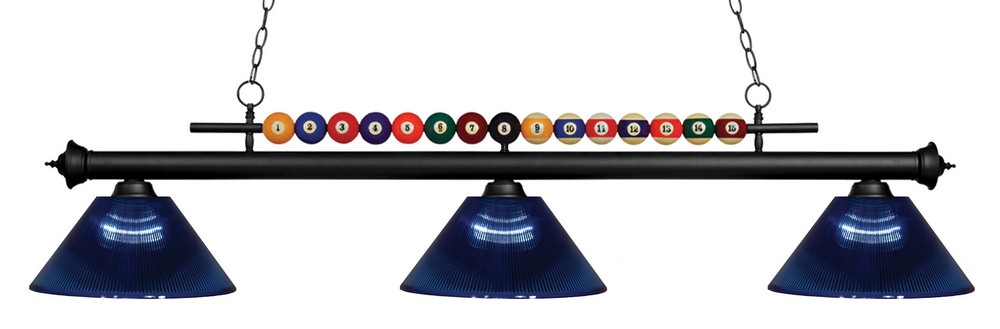 Z-Lite-170MB-ARDB-Shark - 3 Light Island/Billiard in Billiard Style - 16 Inches Wide by 15 Inches High   Shark - 3 Light Island/Billiard in Billiard Style - 16 Inches Wide by 15 Inches High