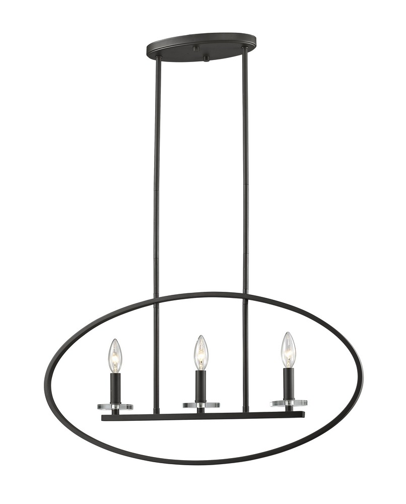 Z-Lite-2010-3L-BRZ-Verona - 3 Light Pendant in Urban Style - 3 Inches Wide by 14.25 Inches High Bronze  Bronze Finish