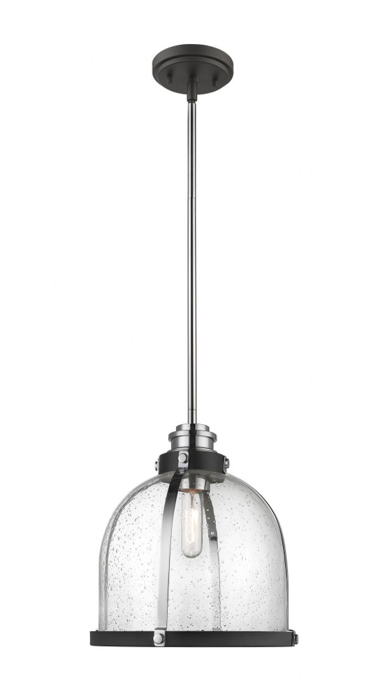 Z-Lite 337P12MB+CH Burren - 1 Light Pendant in Old World