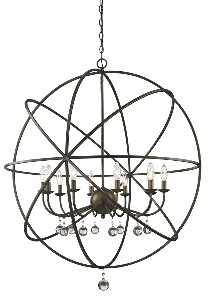 Z-Lite-416-36-Acadia - 10 Light Pendant in Whimsical Style - 36 Inches Wide by 41.5 Inches High Golden Bronze  Golden Bronze Finish