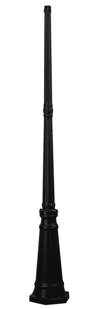 1288553 Z-Lite-504POST-BK-Waterloo - Outdoor Post in Urban sku 1288553