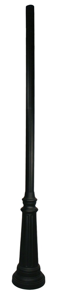 Z-Lite-511POST-BK-Accessory - Outdoor Post in Fusion Style - 11.63 Inches Wide by 96.5 Inches High   Black Finish