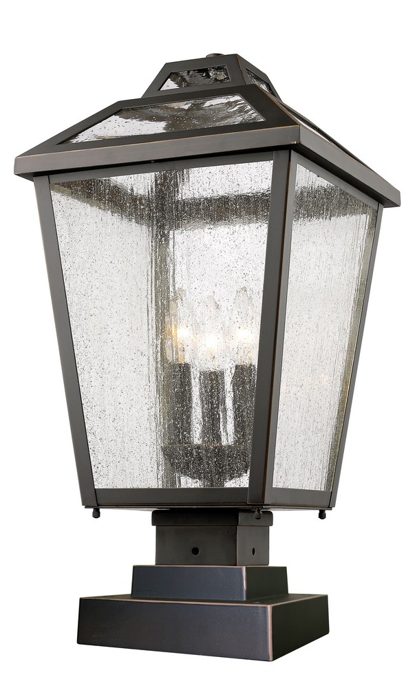 1809704 Z-Lite-539PHBS-SQPM-ORB-Bayland - 3 Light Outdoor  sku 1809704