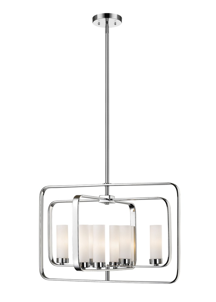 2272709 Z-Lite-6000-8A-CH-Aideen - 8 Light Pendant in Fusi sku 2272709