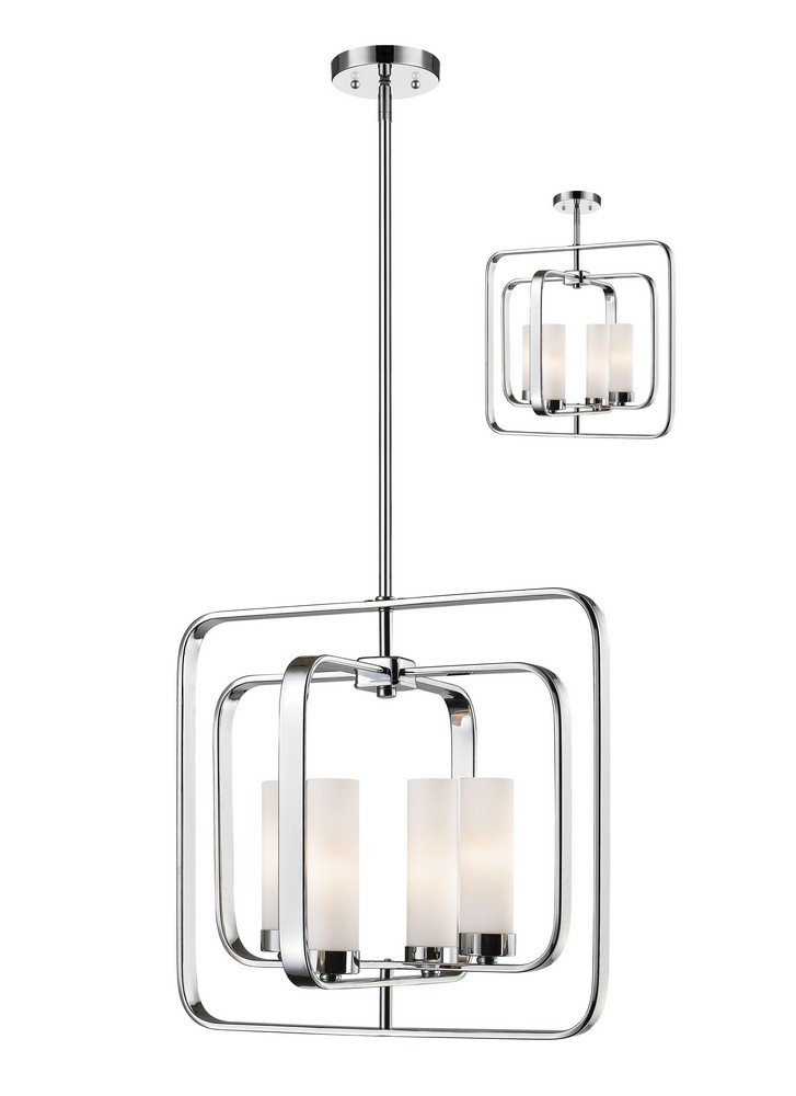 2272700 Z-Lite-6000SFC-CH-Aideen - 4 Light Pendant Chrome  sku 2272700