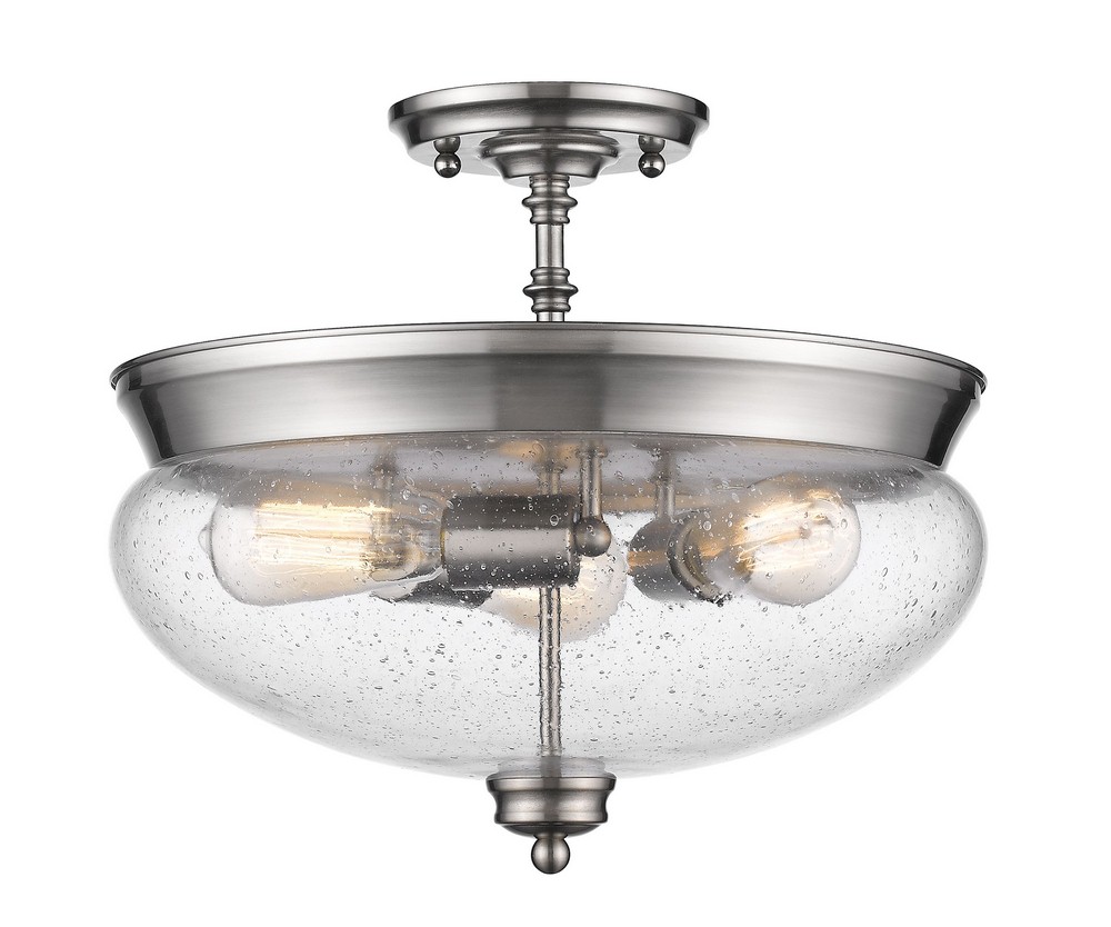 2019946 Z-Lite-722SF-BN-Amon - 3 Light Semi-Flush Mount in sku 2019946