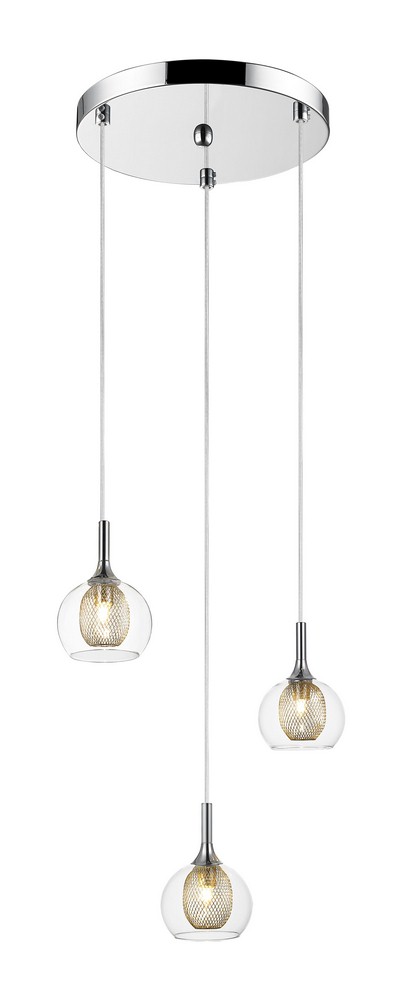 1759380 Z-Lite-905-3-Auge - 3 Light Pendant in Retro Style sku 1759380