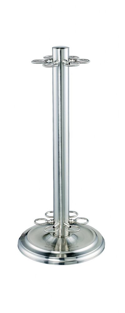 Z-Lite-CSBN-Players - Billiard Cue Stands in Classical Style - 11 Inches Wide by 26 Inches High   Brushed Nickel Finish