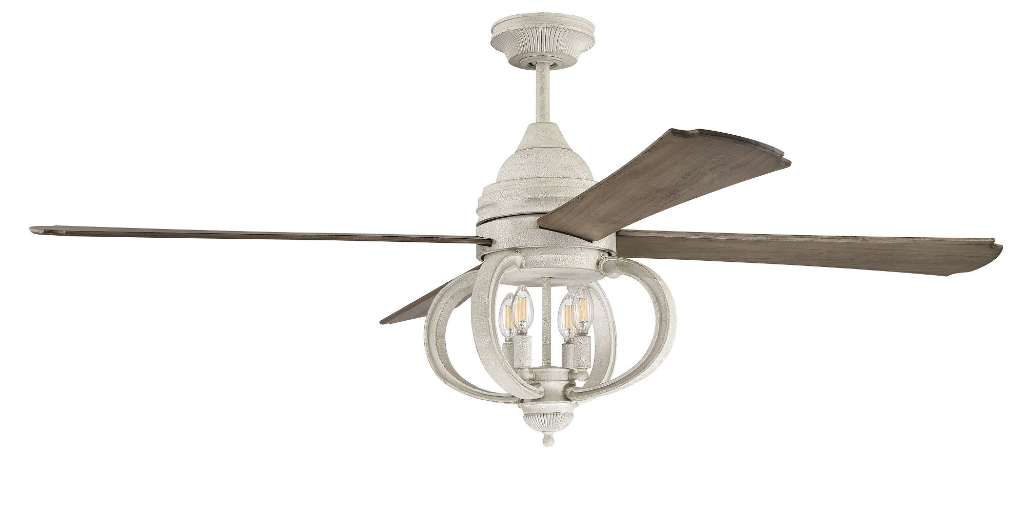 Craftmade Lighting AUG60CW4 Augusta - 60 Inch Ceiling Fan with Light Kit