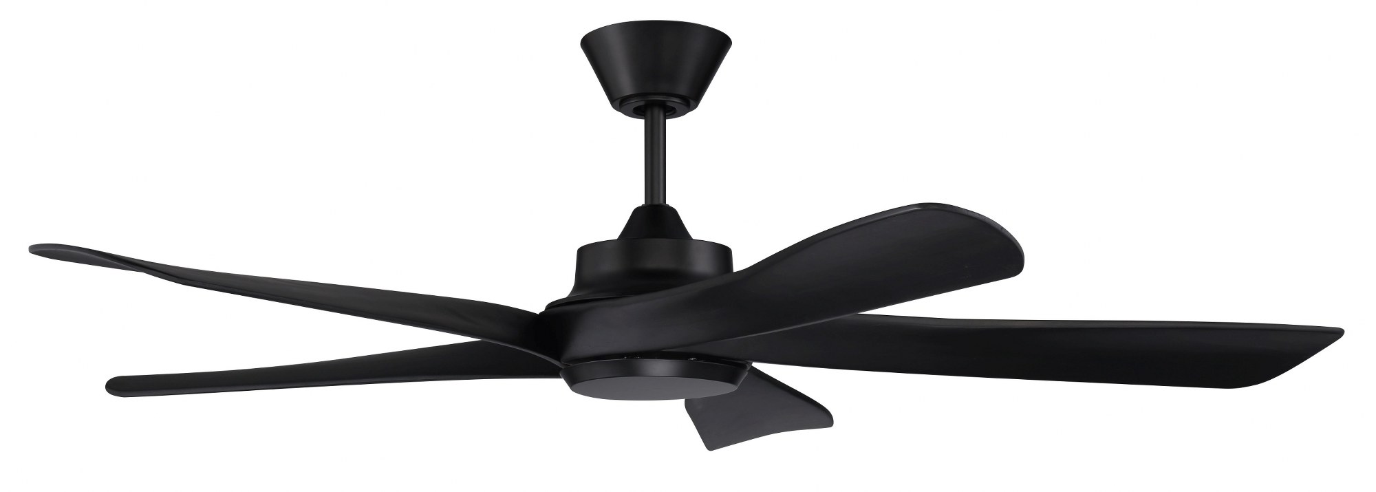 Craftmade Lighting CPT52FB5 Captivate - 52 Inch 5 Blade Ceiling Fan-Flat Black