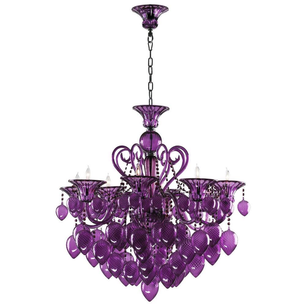 Bella Vetro Eight Light Chandelier Bella Vetro Eight Light Chandelier