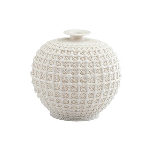 Cyan lighting-04440-Diana - Small Vase - 8.25 Inches Wide by 8.25 Inches High   Matte White Finish