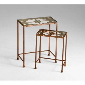 Cyan lighting-04887-Gunnison - Small Nesting Table - 11 Inches Wide by 19.5 Inches Long   Rust Finish