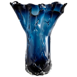 Cyan lighting-05173-Bristol - Large Vase - 15 Inches Wide by 21 Inches High   Cobalt Blue Finish