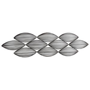 Cyan lighting-05204-Yasha - Small Wall Art - 50 Inches Wide by 14 Inches High   Graphite Finish