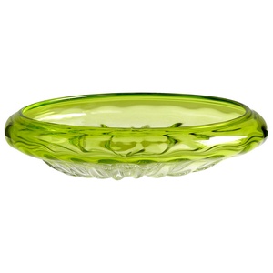 Cyan lighting-05368-salem - small Bowl - 21 Inches Wide by 5.5 Inches High   Green Apple Finish