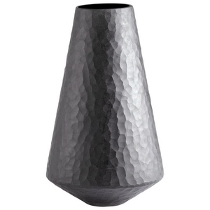 Cyan lighting-05386-Lava - Large Vase - 8.5 Inches Wide by 15.25 Inches High   Black Finish