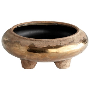 Cyan lighting-05424-Taft - Large Planter - 15 Inches Wide by 6.25 Inches High   Bronze Finish